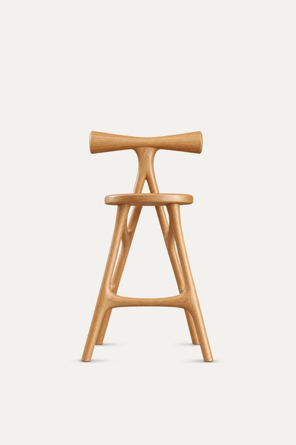Pagoda Galambo Stool – natural oak