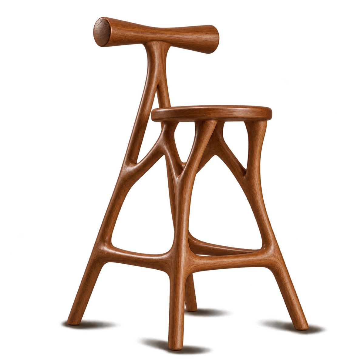 Pagoda Galambo Stool – teak