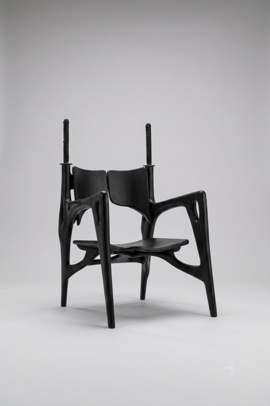 takamori chair by Amr Hlemy Designs and Korsagy